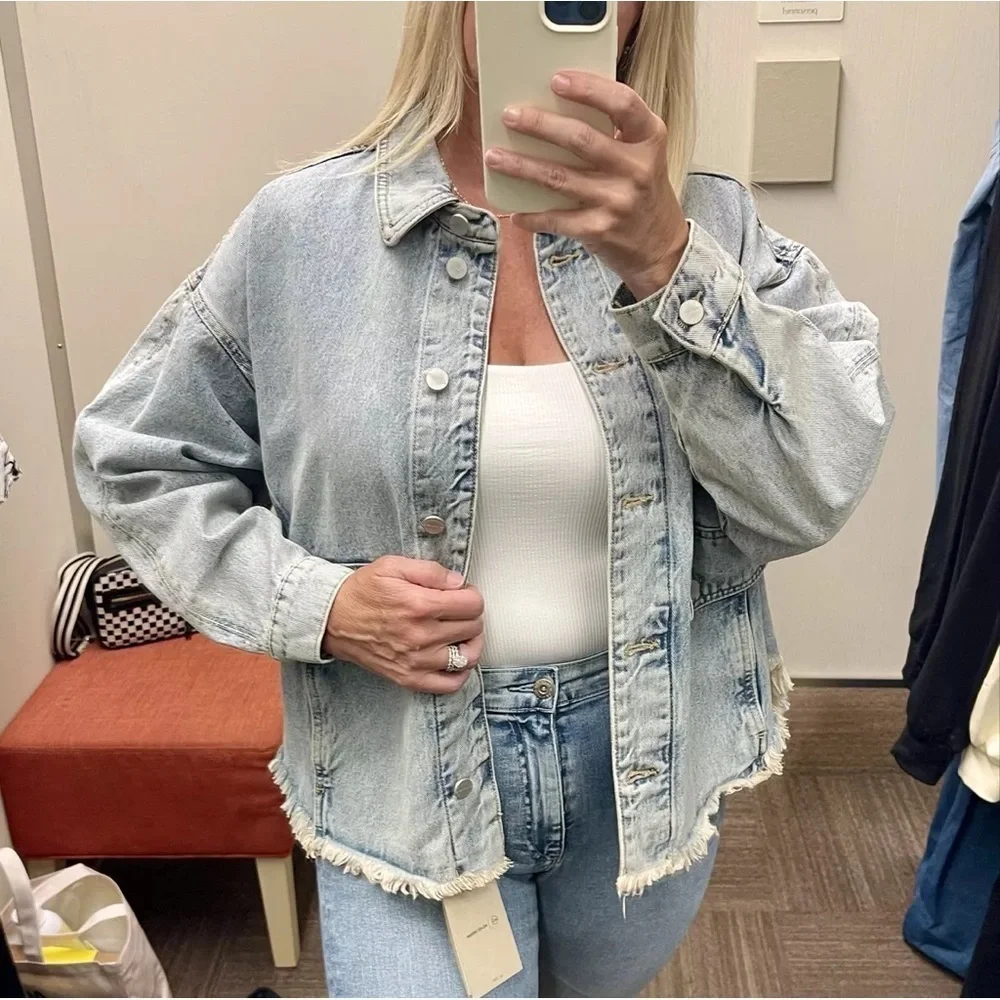 ALL SAINTS Hettie Denim Jacket 4